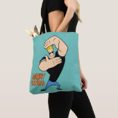 Johnny Bravo Picture Frame Pose Tote Bag (Dichtbij)