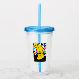 Johnny Bravo Pop Art Graphic Acryl Drinkbeker