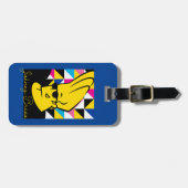 Johnny Bravo Pop Art Graphic Bagagelabel (Voorkant horizontaal)