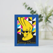 Johnny Bravo Pop Art Graphic Briefkaart (Staand voorkant)