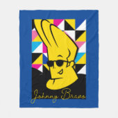 Johnny Bravo Pop Art Graphic Fleece Deken (Voorkant)