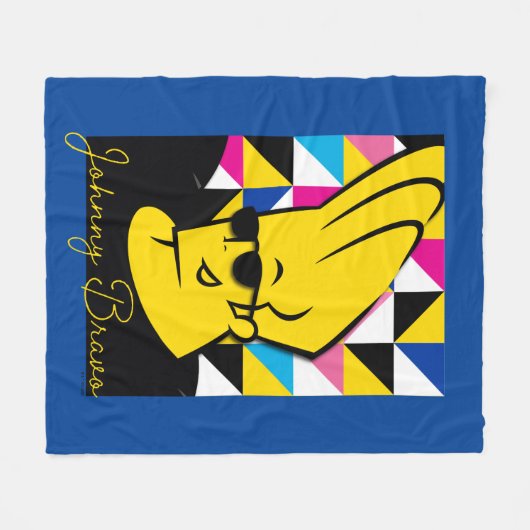 Johnny Bravo Pop Art Graphic Fleece Deken (Voorkant (Horizontaal))