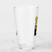 Johnny Bravo Pop Art Graphic Glas (Rechts)