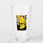 Johnny Bravo Pop Art Graphic Glas (Voorkant)