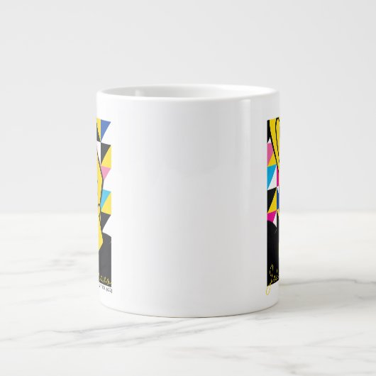 Johnny Bravo Pop Art Graphic Grote Koffiekop (Voorkant)