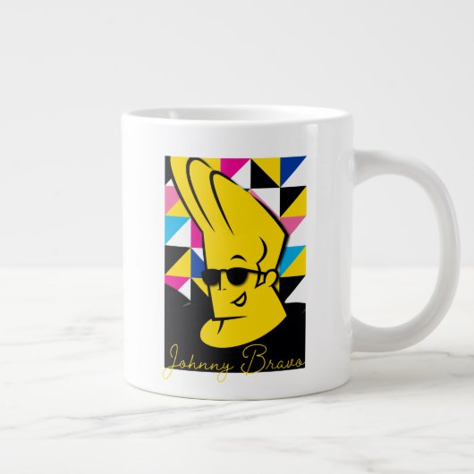 Johnny Bravo Pop Art Graphic Grote Koffiekop (Rechts)