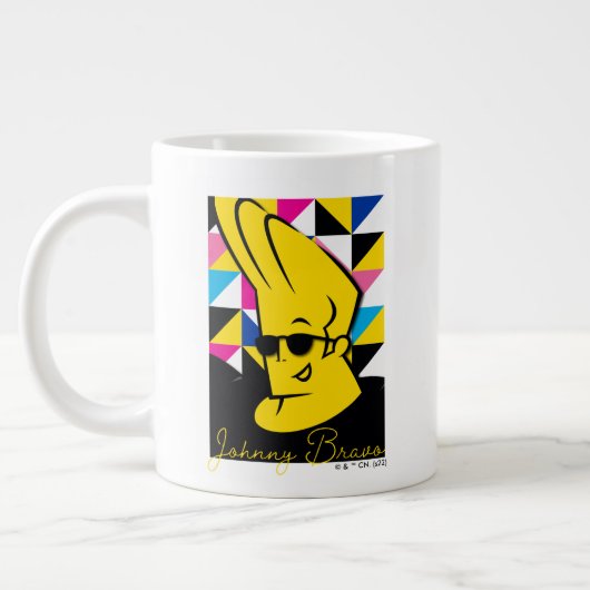 Johnny Bravo Pop Art Graphic Grote Koffiekop (Links)