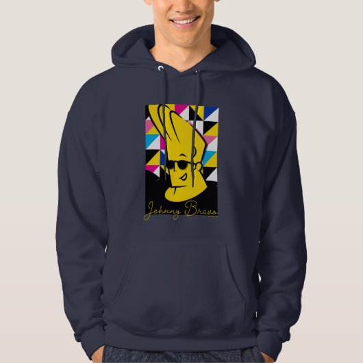 Johnny Bravo Pop Art Graphic Hoodie (Voorkant)
