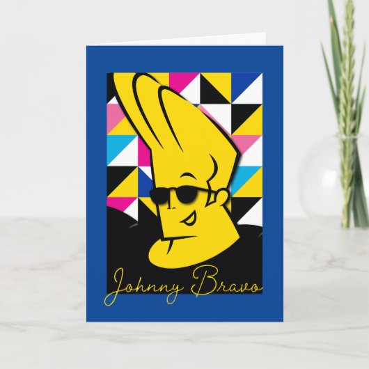Johnny Bravo Pop Art Graphic Kaart (Voorkant)