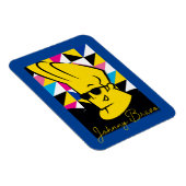 Johnny Bravo Pop Art Graphic Magneet (Rechterzijde)