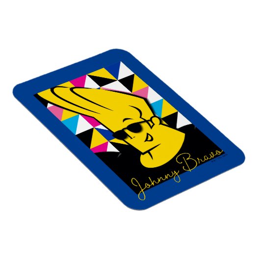 Johnny Bravo Pop Art Graphic Magneet (Rechterzijde)