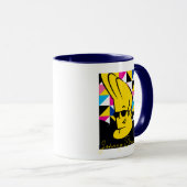 Johnny Bravo Pop Art Graphic Mok (Voorkant rechts)