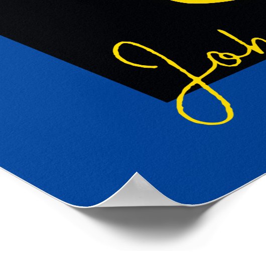 Johnny Bravo Pop Art Graphic Poster (Hoek)