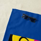 Johnny Bravo Pop Art Graphic Strandlaken (In situ)