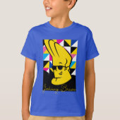 Johnny Bravo Pop Art Graphic T-shirt (Voorkant)