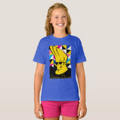 Johnny Bravo Pop Art Graphic T-shirt (Voorkant volledig)