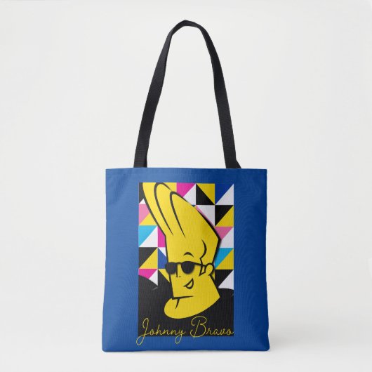 Johnny Bravo Pop Art Graphic Tote Bag (Voorkant)