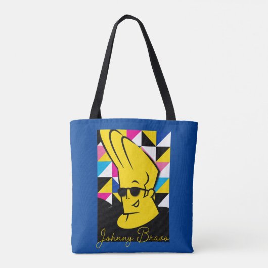 Johnny Bravo Pop Art Graphic Tote Bag (Achterkant)