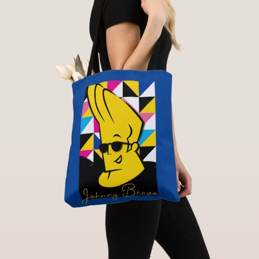 Johnny Bravo Pop Art Graphic Tote Bag (Dichtbij)