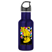 Johnny Bravo Pop Art Graphic Waterfles (Voorkant)