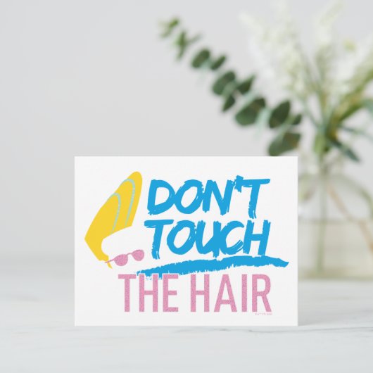 Johnny Bravo - Raak de haarfoto niet aan Briefkaart (Staand voorkant)