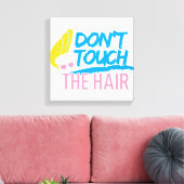 Johnny Bravo - Raak de haarfoto niet aan Canvas Afdruk (Insitu (Woonkamer))