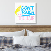 Johnny Bravo - Raak de haarfoto niet aan Canvas Afdruk (Insitu (Slaapkamer))