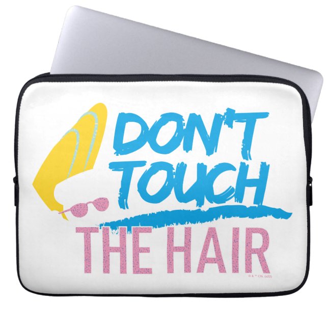 Johnny Bravo - Raak de haarfoto niet aan Laptop Sleeve (Voorkant)
