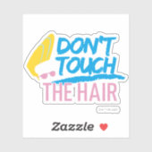 Johnny Bravo - Raak de haarfoto niet aan Sticker (Vel)