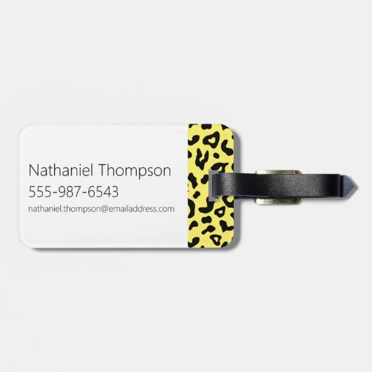 Johnny Bravo - Woah Momma Bagagelabel (Achterkant horizontaal)