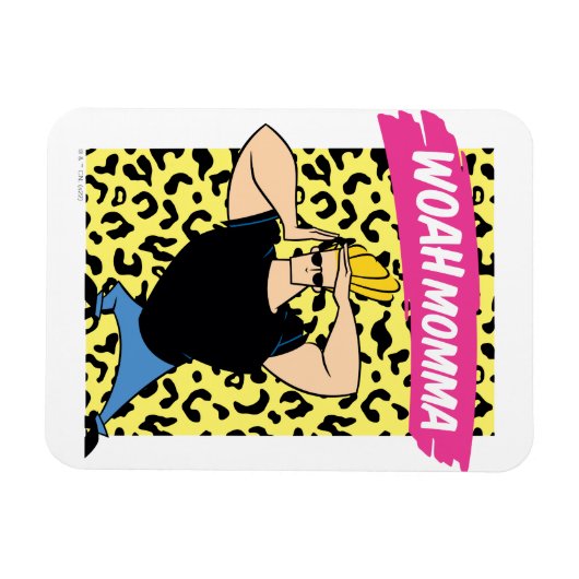Johnny Bravo - Woah Momma Magneet (Horizontaal)