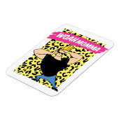 Johnny Bravo - Woah Momma Magneet (Linkerzijde)