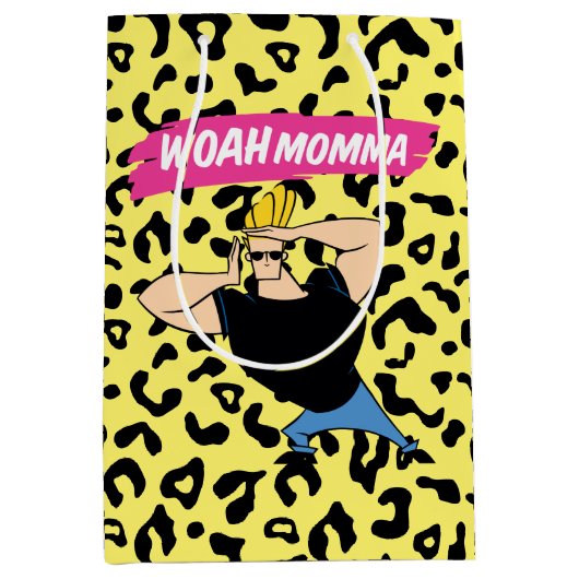 Johnny Bravo - Woah Momma Medium Cadeauzakje (Voorkant)