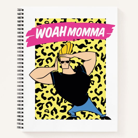 Johnny Bravo - Woah Momma Notitieboek (Voorkant)