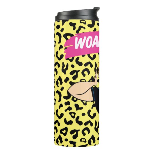 Johnny Bravo - Woah Momma Thermosbeker (Gedraaid links)