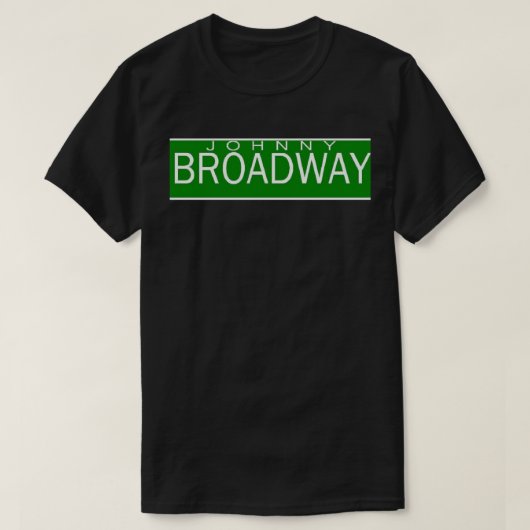 Johnny Broadway (alleen Logo) T-shirt (Design voorkant)