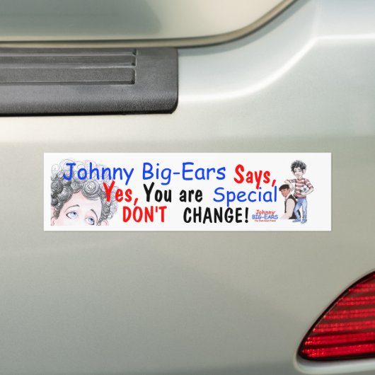 Johnny Bumpersticker (Op auto)