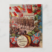 "Johnny Canuck" Briefkaart (Voorkant)