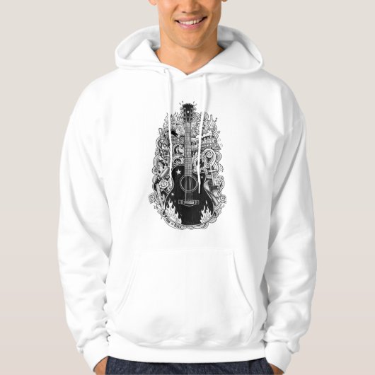 Johnny Cash Fan Hoodie (Voorkant)