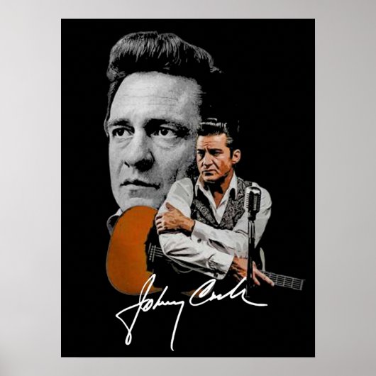 Johnny Cash Johnny Cash Johnny cash shirt Poster (Voorkant)