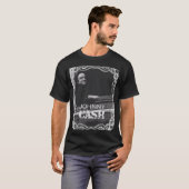 Johnny Cash rijdt op de rails T-shirt (Voorkant volledig)