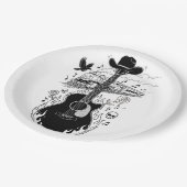Johnny Cash Theme Plates Papieren Bordje (Gekanteld)