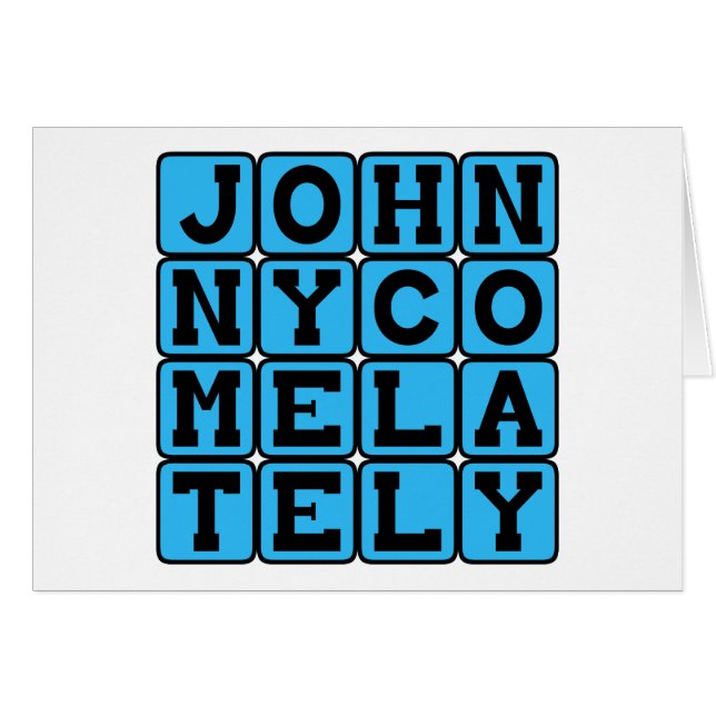 Johnny Come Lately, Te Laat Op Het Feest (Voorkant Horizontaal)
