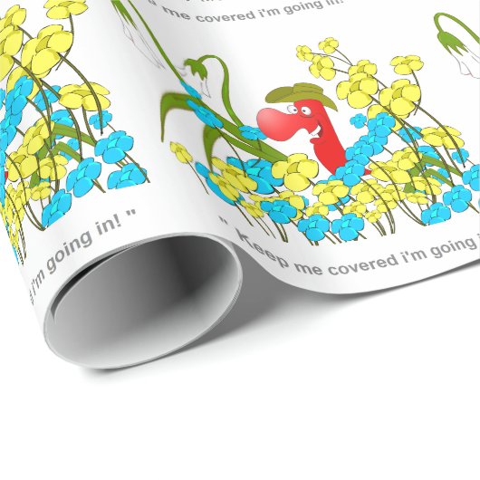 Johnny Condom Covered Cadeaupapier (Rol Hoek)