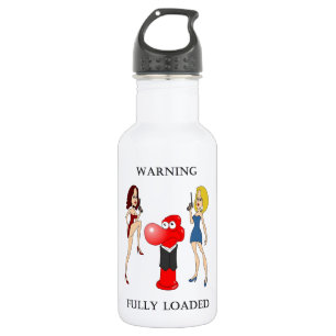 Johnny Condom volledig geladen Waterfles