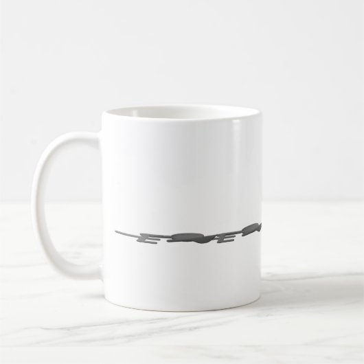 Johnny Eat Silverware Mug Koffiemok (Links)