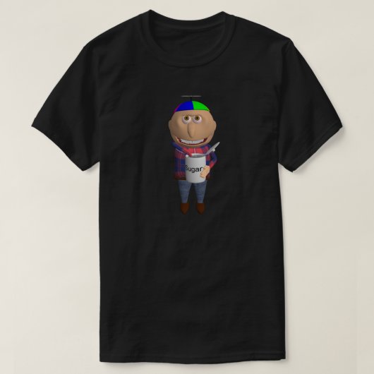 Johnny eet suiker t-shirt (Design voorkant)