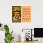 Johnny Evers Cubs Baseball 1911 Poster (Thuiskantoor)