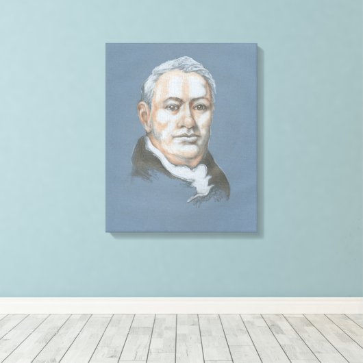 Johnny F Canvas Afdruk (Insitu (Houten vloer))