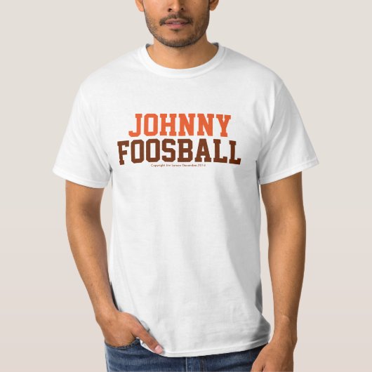 Johnny Foosball T-shirt (Voorkant)